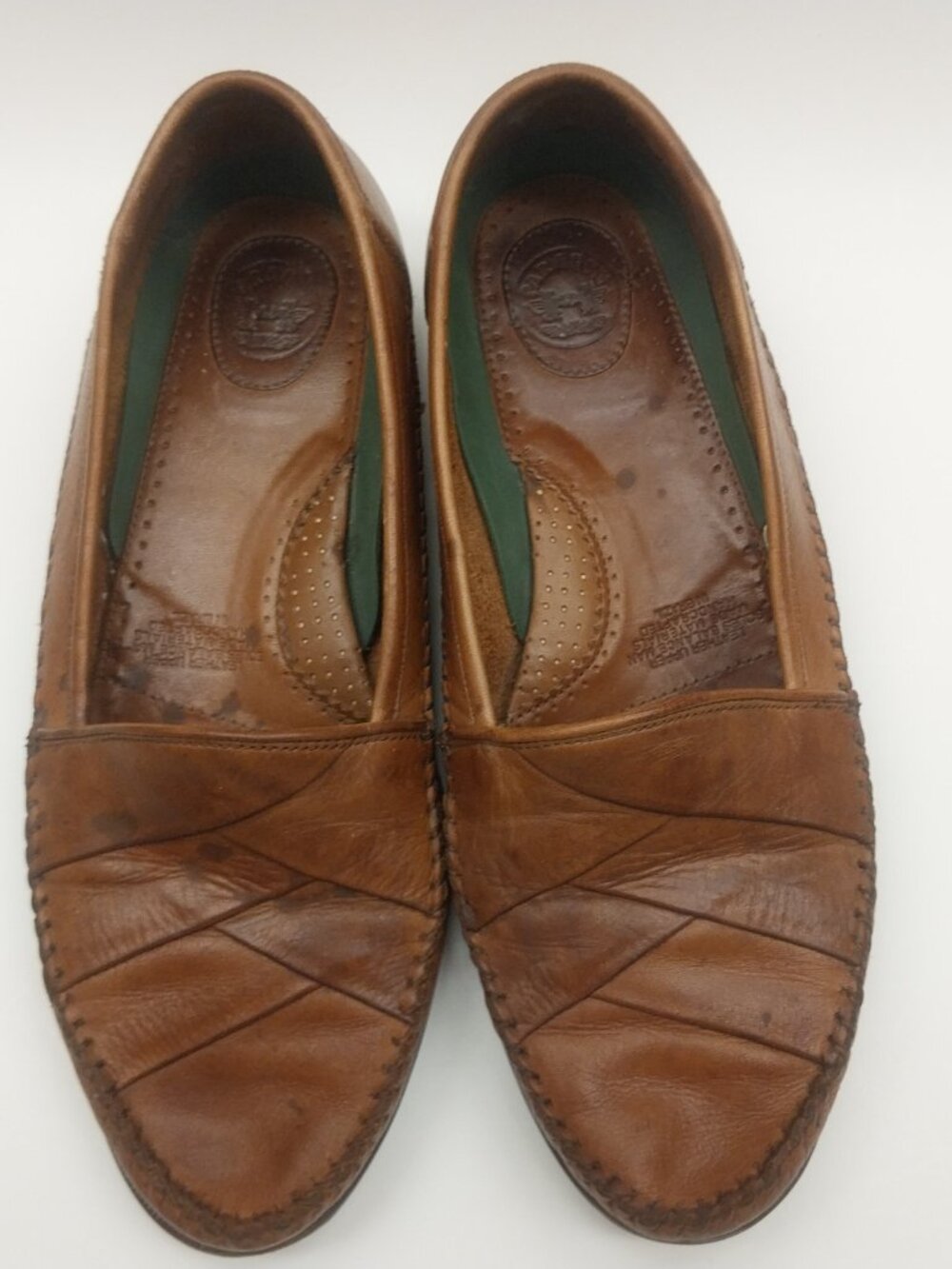 MENS PARAGON LEATHER LOAFERS SIZE 9 - Picture 3 of 13